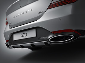 더 뉴 G70 듀얼 머플러 3