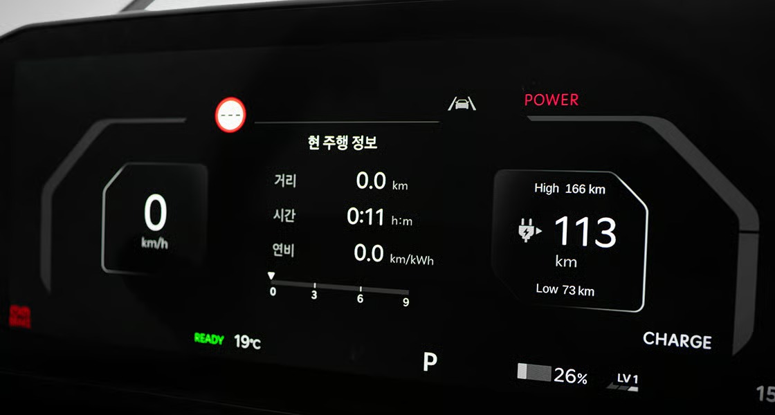 더 EV3 슈퍼비전 클러스터(12.3인치 풀사이즈 칼라 TFT LCD) 1