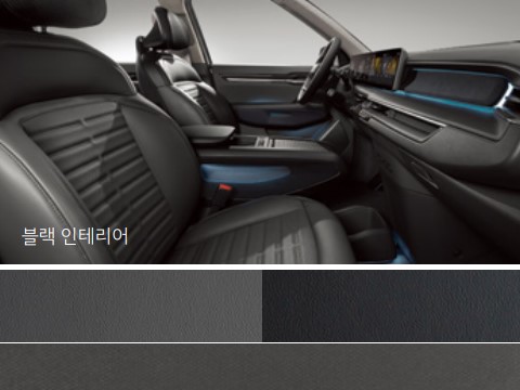 더 EV9 내장 색상 블랙 1