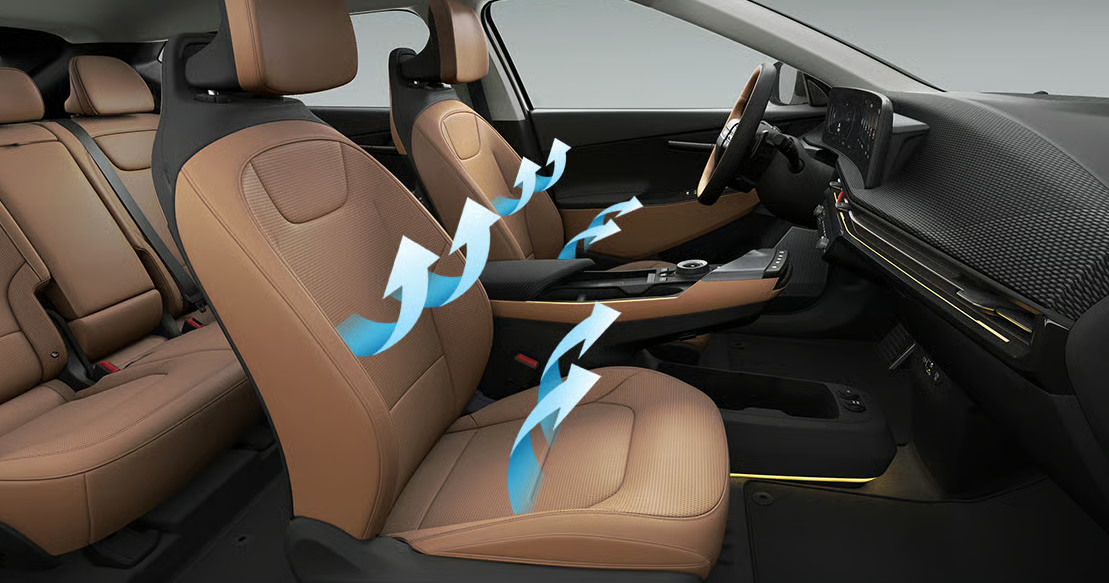 더 뉴 EV6 1열 통풍시트 8