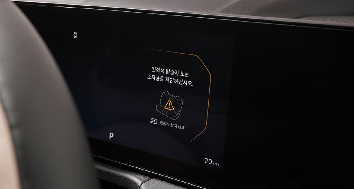 The New K8 HEV 후석 승객 알림(센서 타입) 50