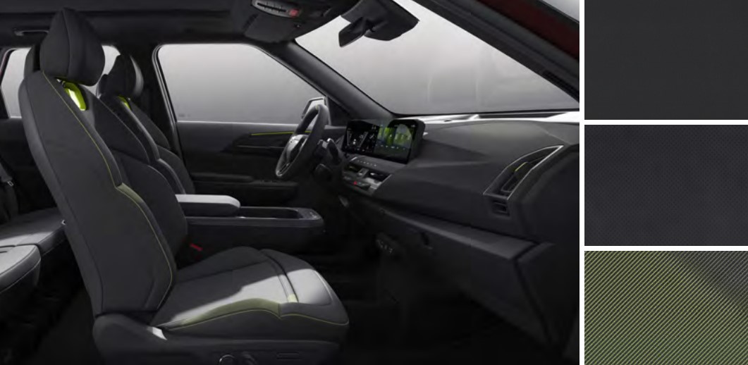 더 EV5 GT 내장 색상 블랙 & 네온 1