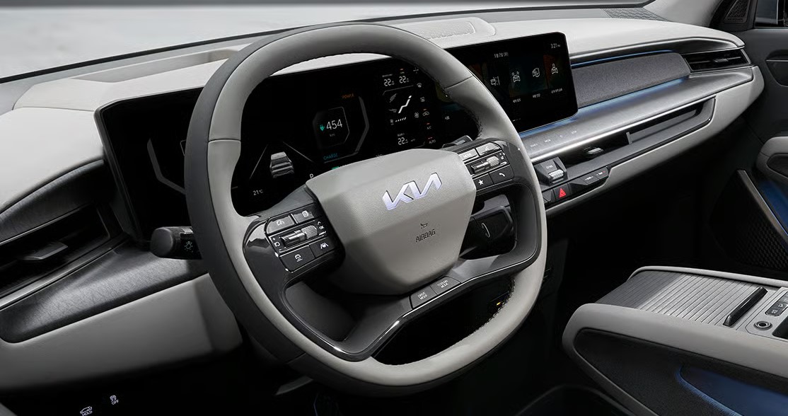 더 EV9 GT 인조가죽 스티어링 휠 12