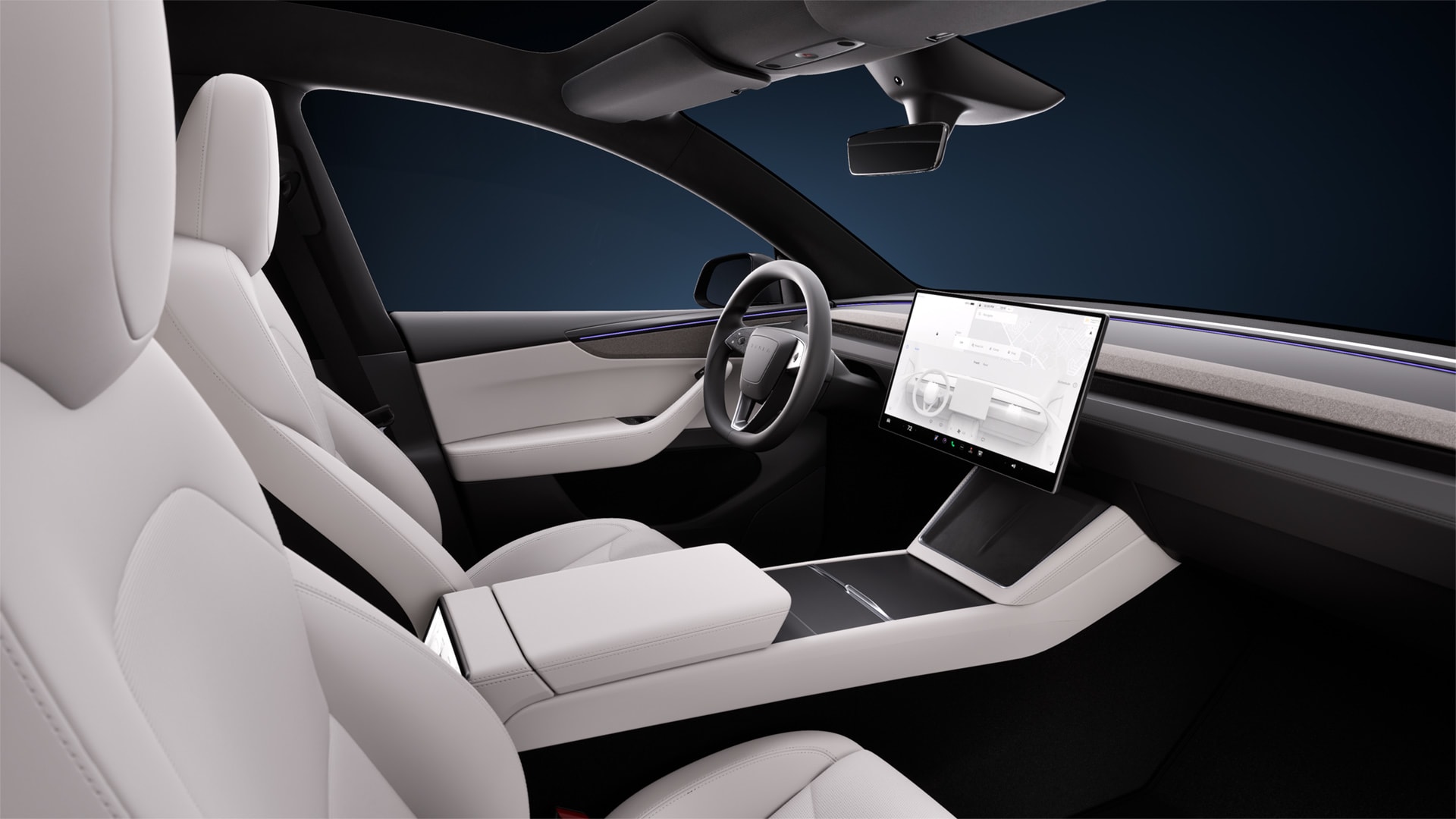New Model Y 내장 색상 Zen Grey 3