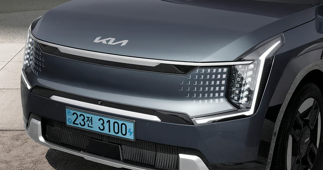 더 EV9 GT 디지털 패턴 라이팅 그릴 11