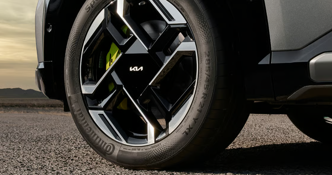 더 EV9 GT GT 전용 285/45 R21 콘티넨탈 썸머 타이어&전면가공 휠 6