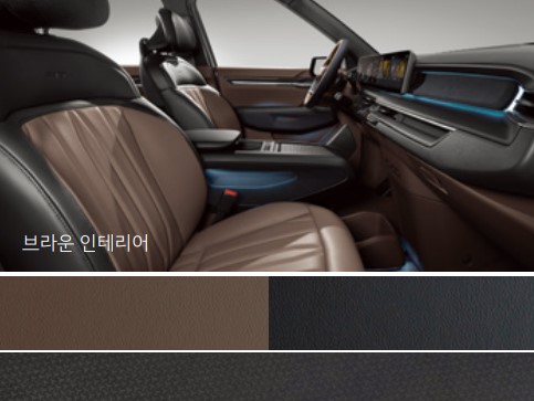 더 EV9 내장 색상 (GT-Line 전용)브라운 5