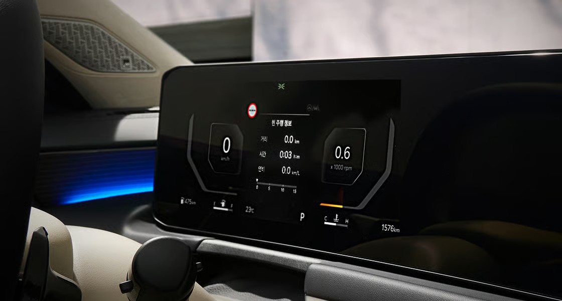 The New K8 HEV 슈퍼비전 클러스터(12.3인치 풀사이즈 칼라 TFT LCD) 1